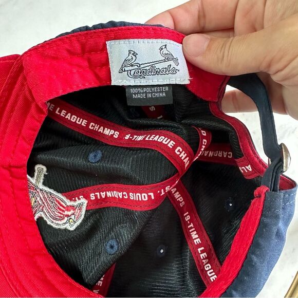 St. Louis Cardinals Ball Adjustable Strap Baseball Dad Hat Cap Busey Bank OS - Picture 8 of 8